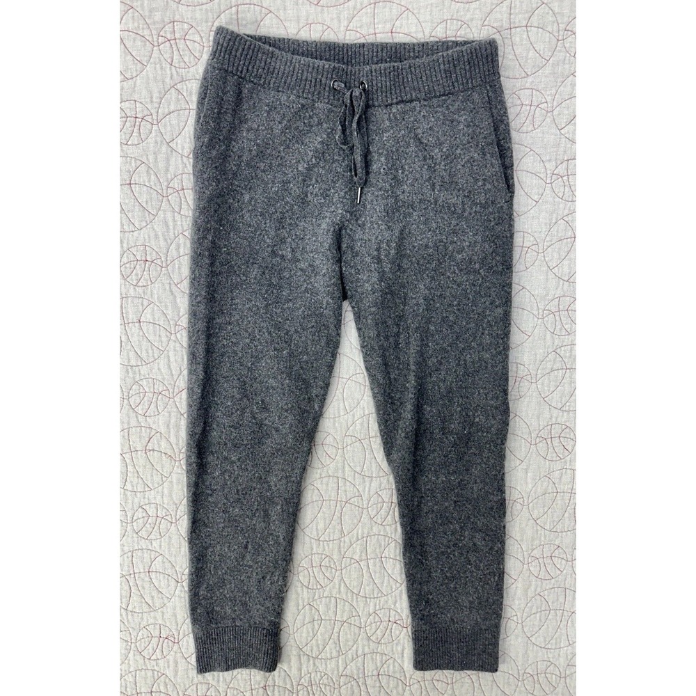 NakedCashmere Heather Gray Women's 100% Cashmere Jogger Pants / Size‎ Large